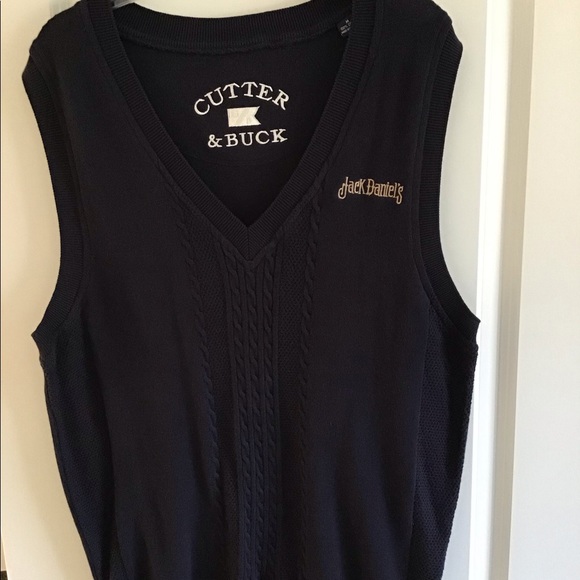 Cutter & Buck Other - Cutter and Buck men’s sweater vest navy blue Jack Daniels